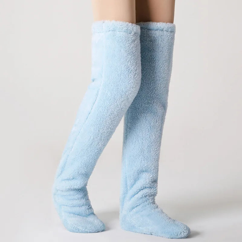 Fuzzy Leg Warmer Socks