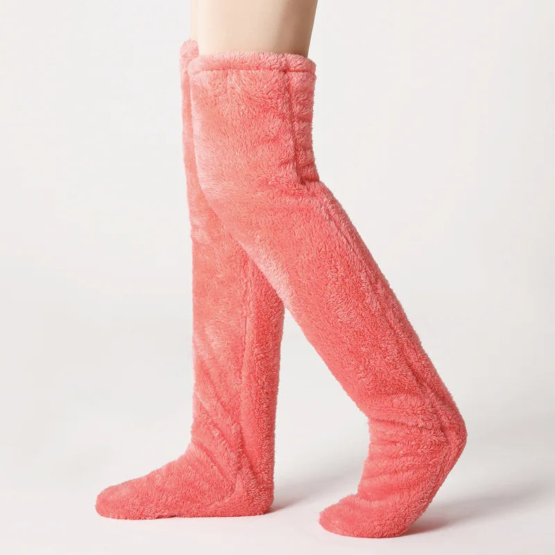 Fuzzy Leg Warmer Socks