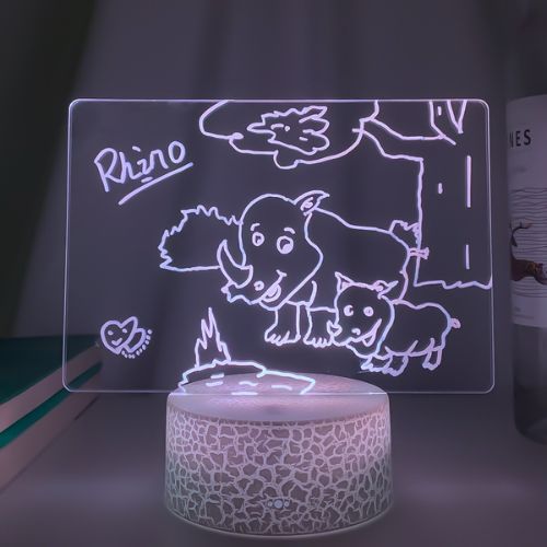 Dry-Erase Nightlight Message Board