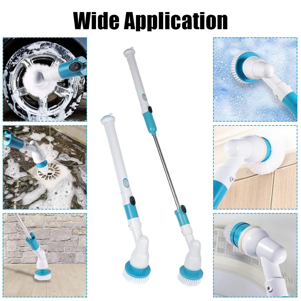 Electric Toilet Bowl Spin Cleaner