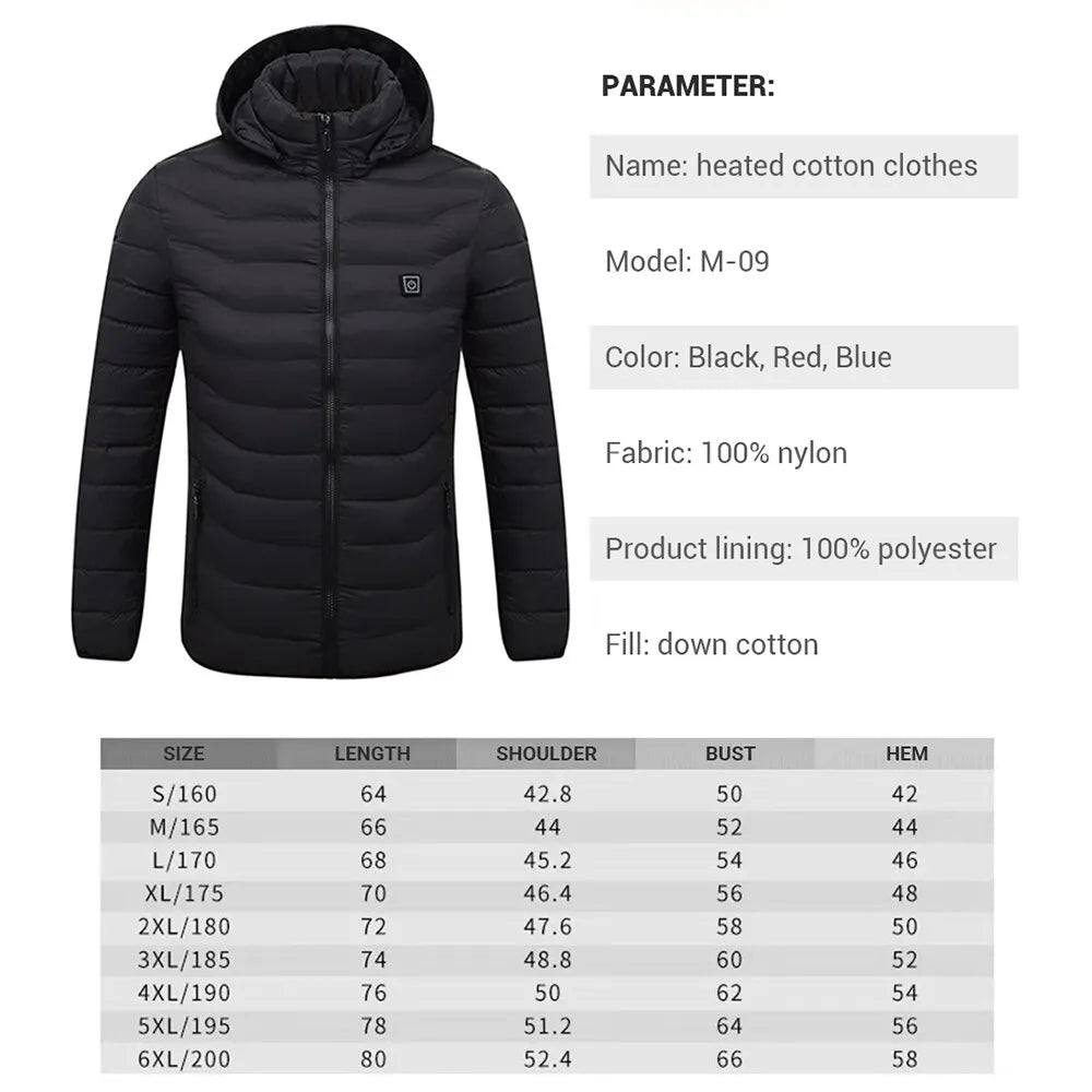 Men’s Heated Winter Jacket