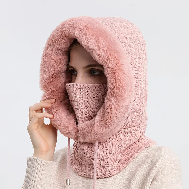 Thick Knitted Fleece Winter Mask