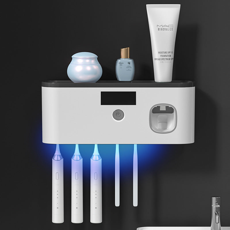 Wall-mounted Toothbrush Storage & UV Cleaner