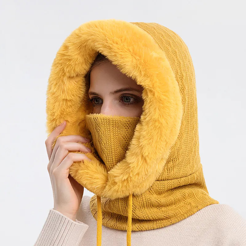 Thick Knitted Fleece Winter Mask