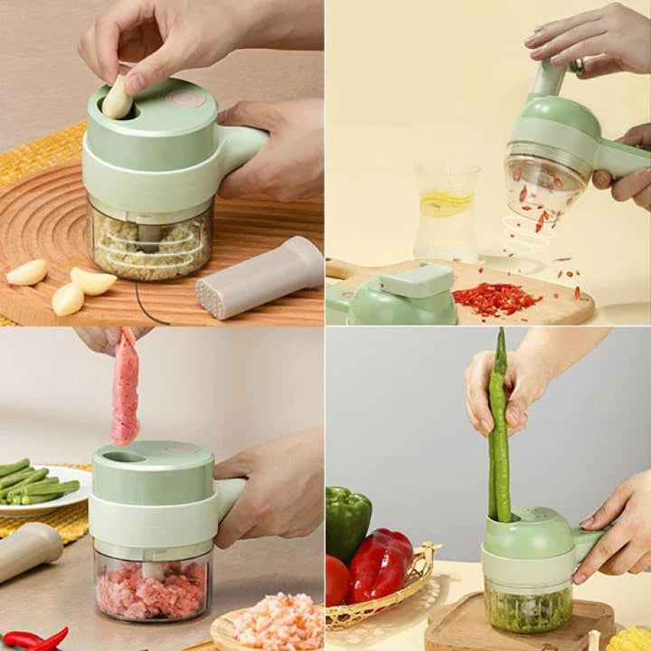 4-in-1 Electric Vegetable Cutter