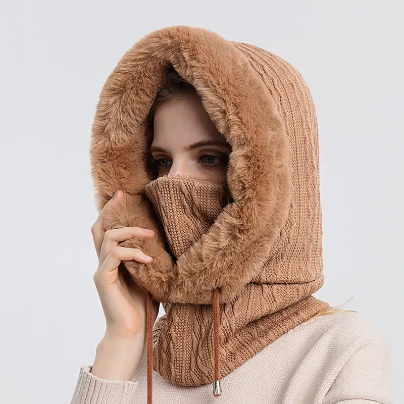 Thick Knitted Fleece Winter Mask