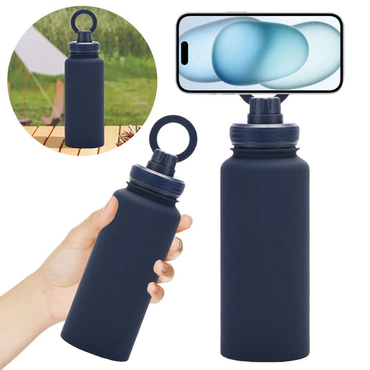 Insulated Water Bottle w/ Phone Mount