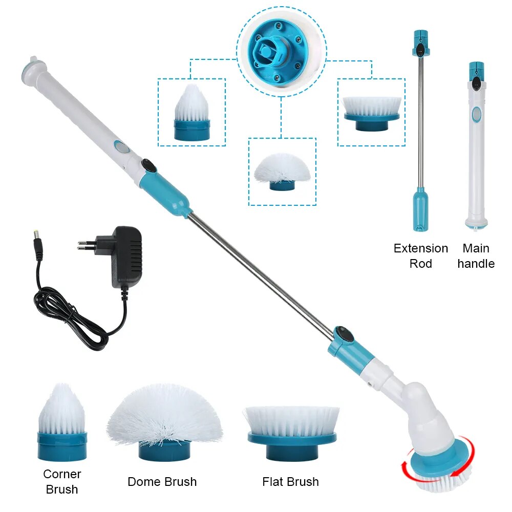 Electric Toilet Bowl Spin Cleaner