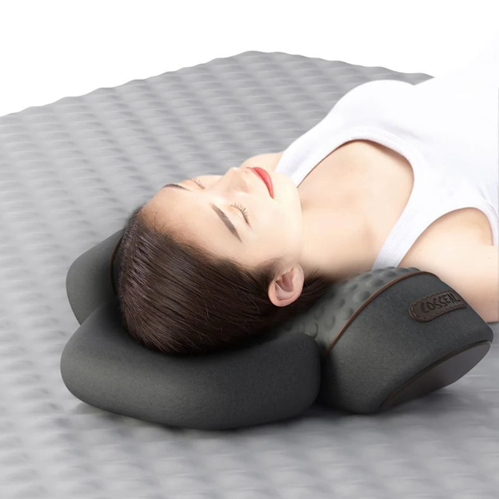 Electric Neck Massage Pillow w/ Heating & Vibration