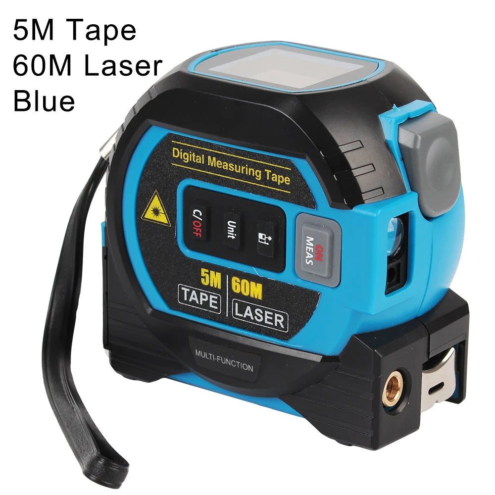 3-in-1 Measuring Tape w/ Laser Attachment