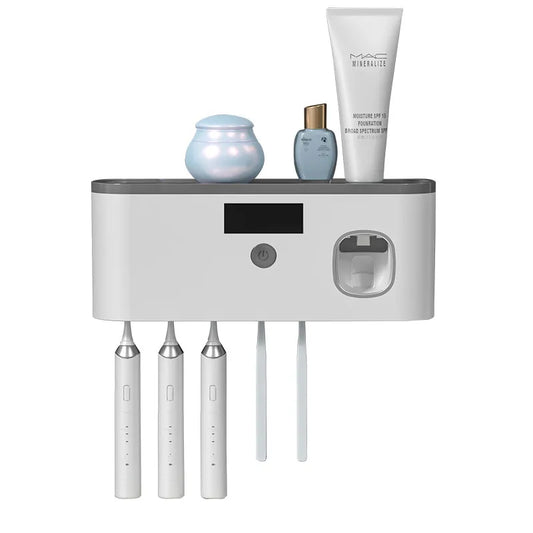 Wall-mounted Toothbrush Storage & UV Cleaner