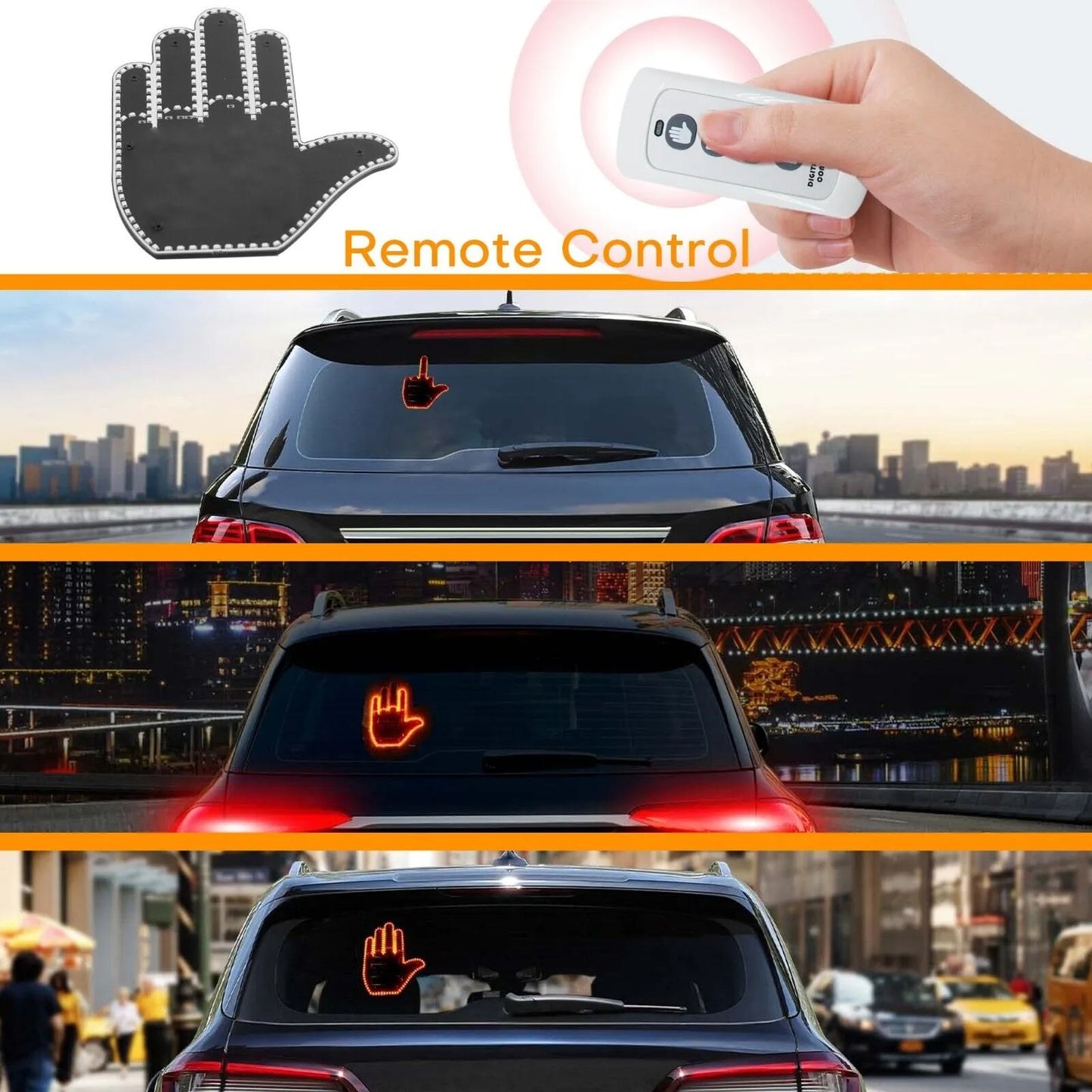 Hand Gesture Car Light