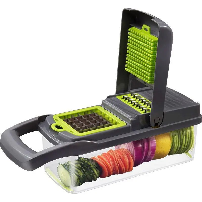 12 in 1 Vegetable Cutter/Slicer/Chopper with Basket