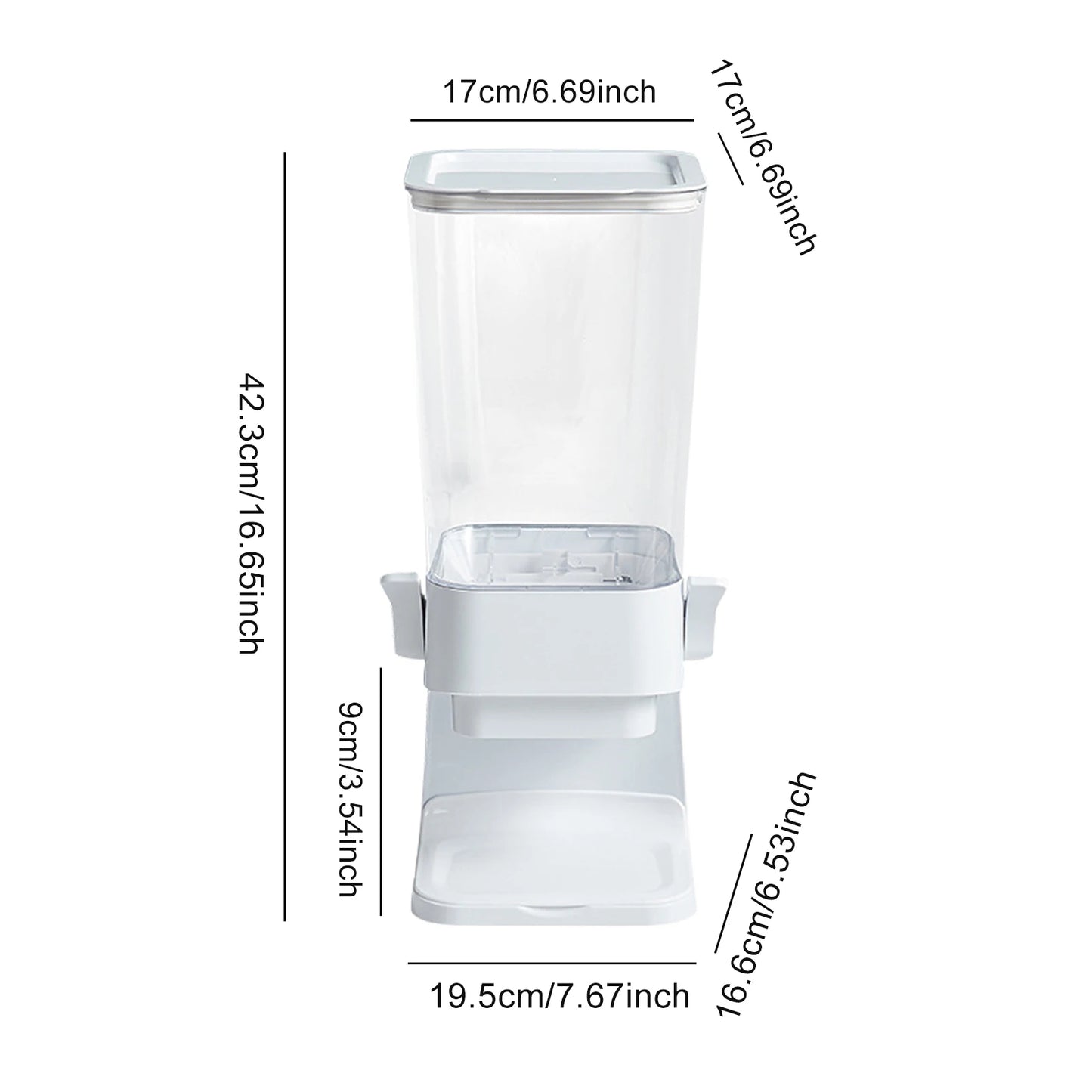 Food Dispensing Storage Container