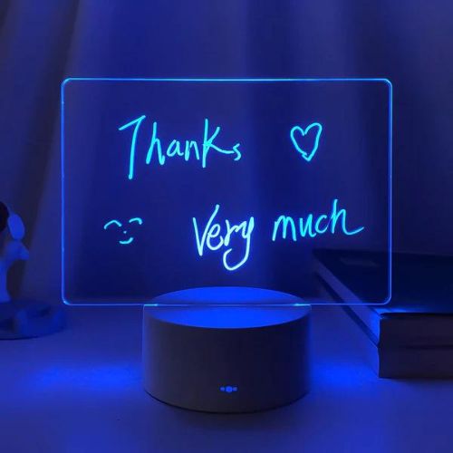 Dry-Erase Nightlight Message Board