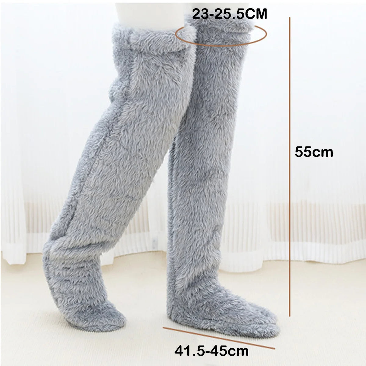 Fuzzy Leg Warmer Socks