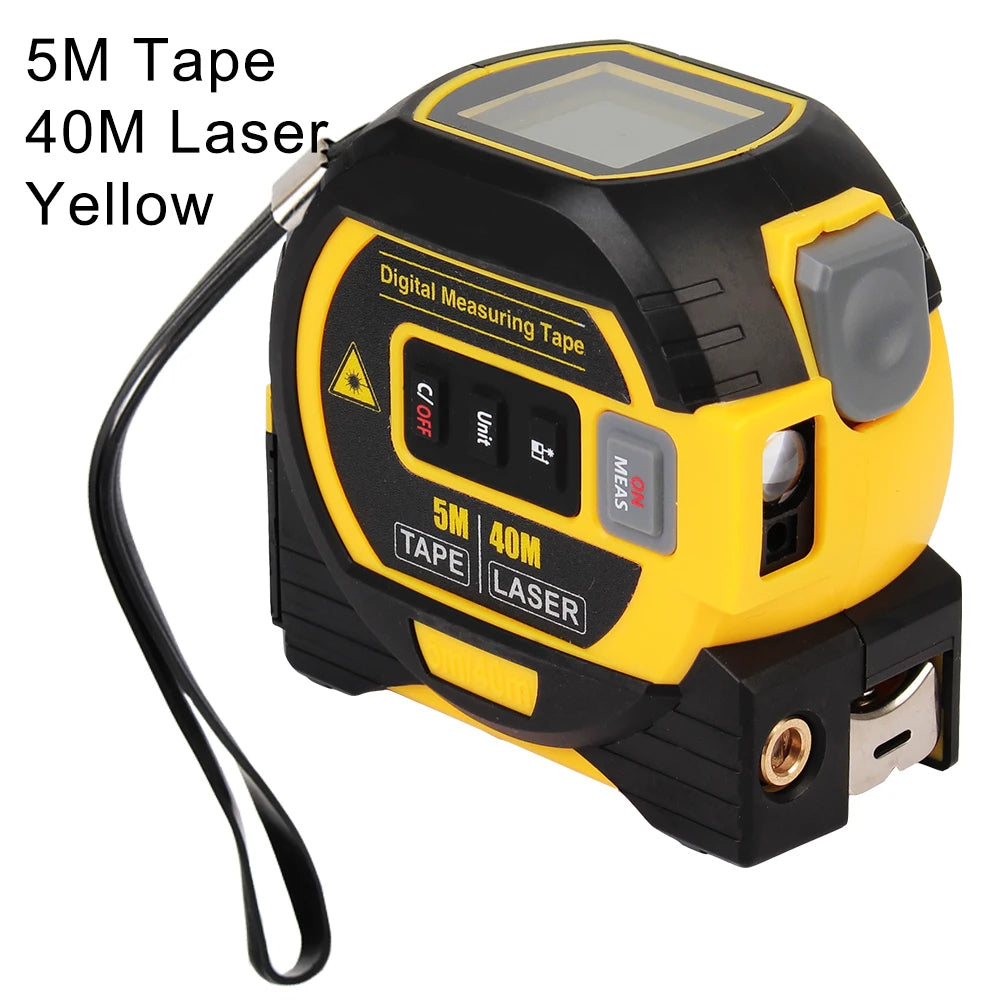 3-in-1 Measuring Tape w/ Laser Attachment